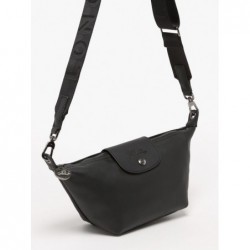 Sac porté épaule Le Pliage Xtra cuir LONGCHAMP Noir