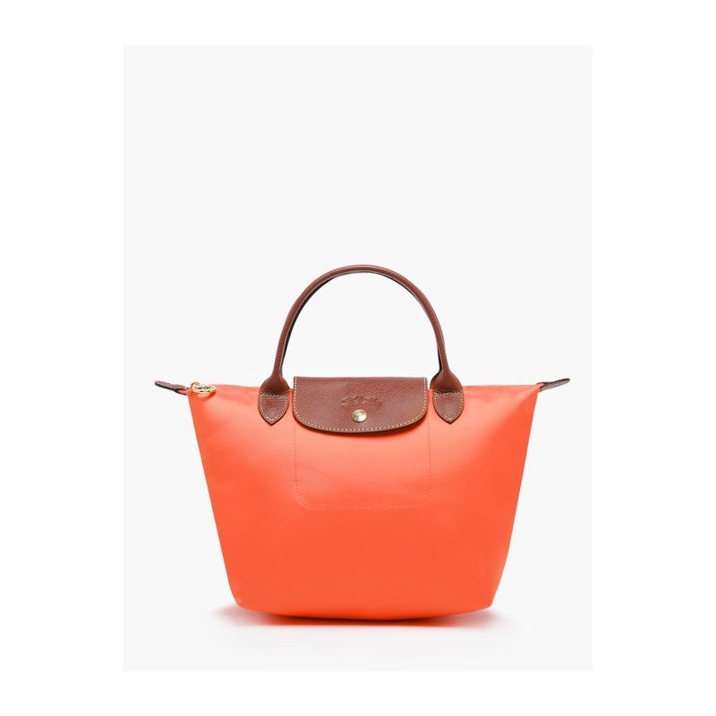 Sac porté main S Le pliage LONGCHAMP Orange