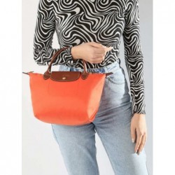 Sac porté main S Le pliage LONGCHAMP Orange