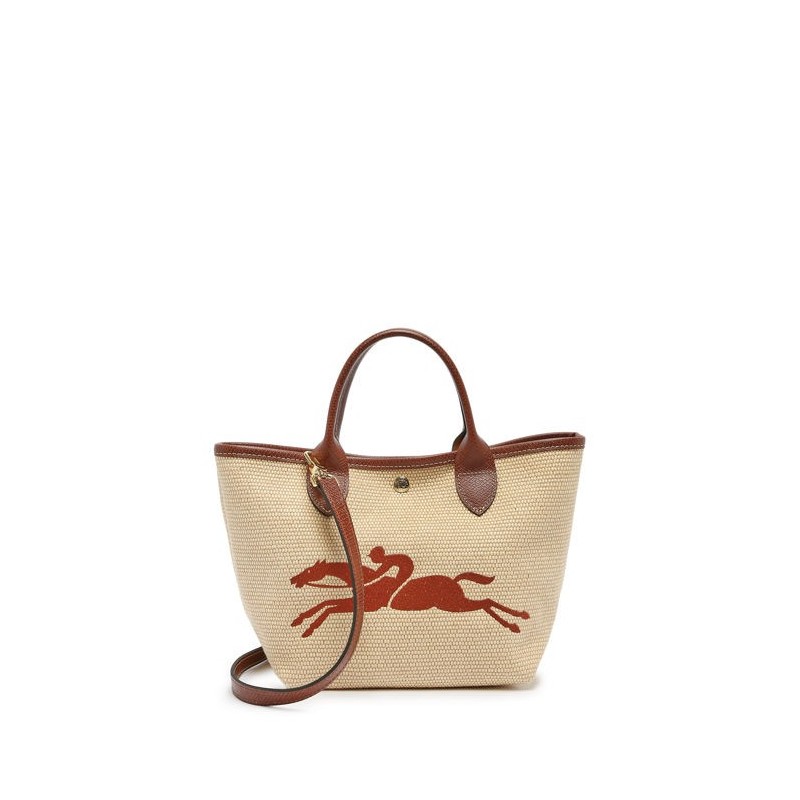 Sac panier S Le Panier Pliage LONGCHAMP Brun