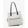 Sac cabas L Essential Toile LONGCHAMP Ecru