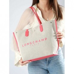 Sac cabas L Essential Toile LONGCHAMP Fraise