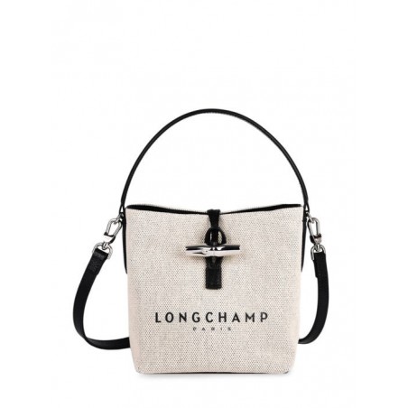 Bucket bag S Essential Toile LONGCHAMP Ecru