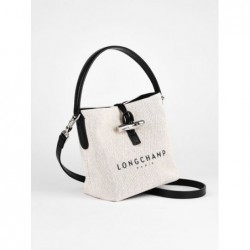 Bucket bag S Essential Toile LONGCHAMP Ecru