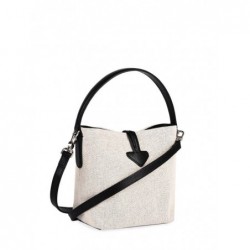 Bucket bag S Essential Toile LONGCHAMP Ecru