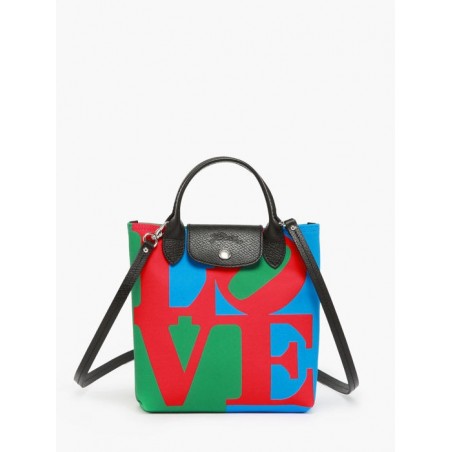 Sac bandoulière XS Longchamp x Robert Indiana LONGCHAMP Rouge