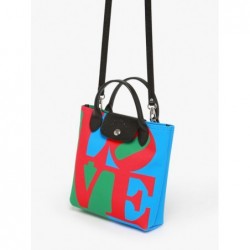 Sac bandoulière XS Longchamp x Robert Indiana LONGCHAMP Rouge