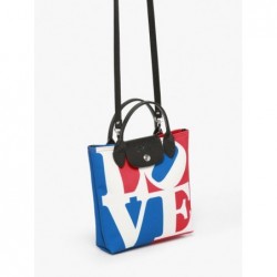 Sac bandoulière XS Longchamp x Robert Indiana LONGCHAMP Blanc