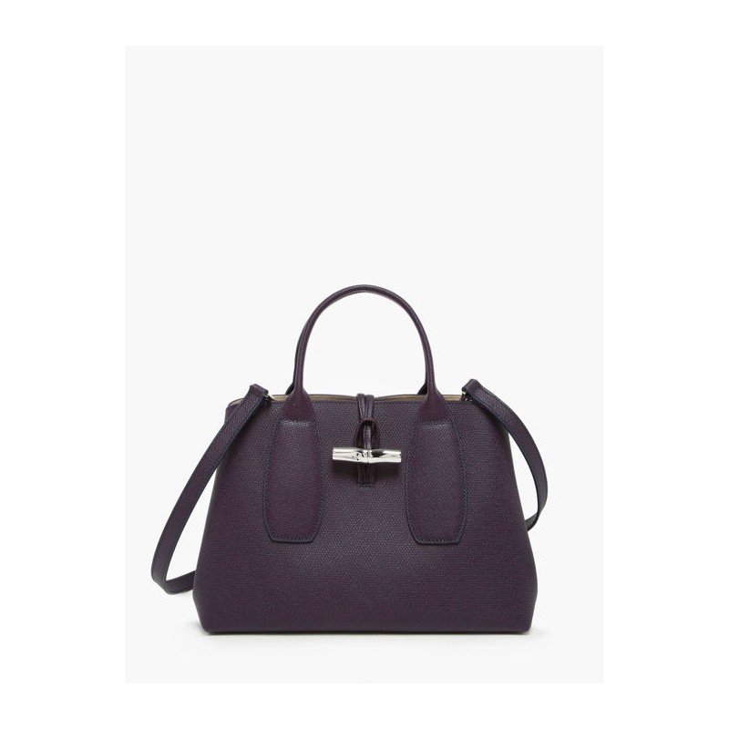 Sac porté main M Roseau cuir LONGCHAMP Myrtille