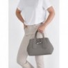 Sac porté main M Roseau cuir LONGCHAMP Tourterelle