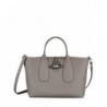 Sac porté main M Roseau cuir LONGCHAMP Tourterelle