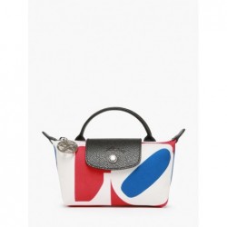 Trousse Longchamp x Robert Indiana LONGCHAMP Blanc