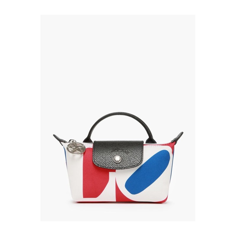 Trousse Longchamp x Robert Indiana LONGCHAMP Blanc