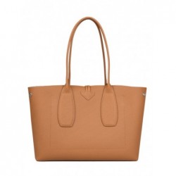 Sac porté épaule Roseau cuir LONGCHAMP Naturel