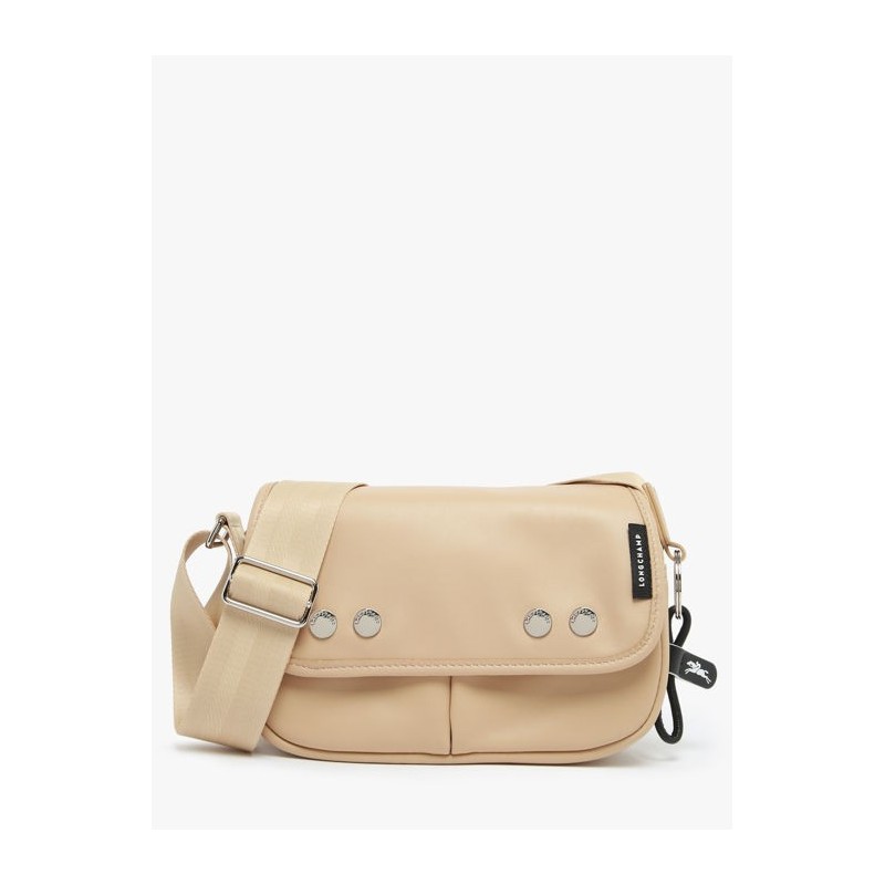 Sac bandoulière S Très Paris cuir LONGCHAMP Beige