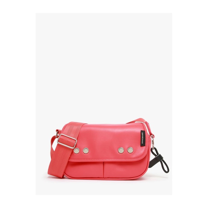 Sac bandoulière S Très Paris cuir LONGCHAMP Fraise