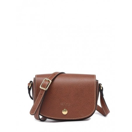 Sac porté travers Epure cuir LONGCHAMP Brun