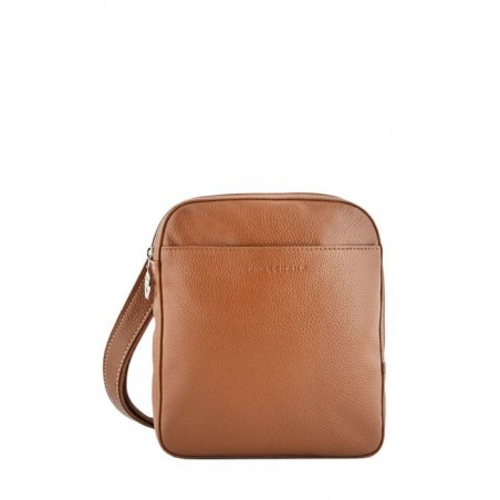 Sac bandoulière homme Le Foulonné LONGCHAMP Caramel