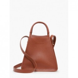 Sac porté main Le foulonné cuir LONGCHAMP Caramel