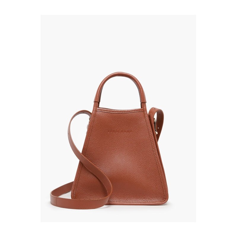 Sac porté main Le foulonné cuir LONGCHAMP Caramel