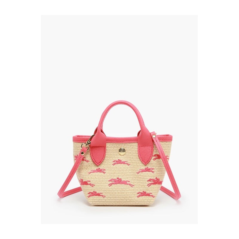 Sac bandoulière Le Panier Pliage LONGCHAMP Fraise