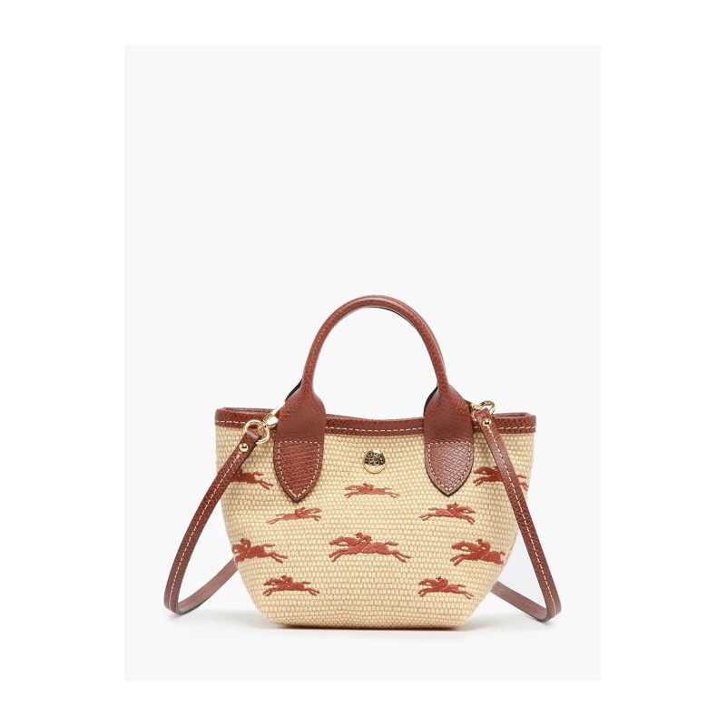 Sac bandoulière Le Panier Pliage LONGCHAMP Brun