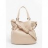 Sac seau M Premier flirt cuir LANCEL Cappuccino doré