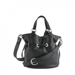 Sac seau M Premier flirt cuir LANCEL Cappuccino doré