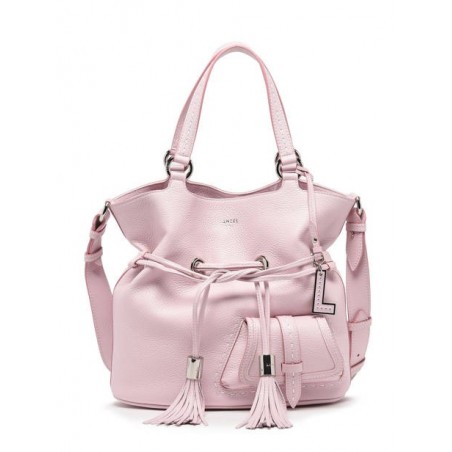 Sac seau M Premier flirt cuir LANCEL Cappuccino doré