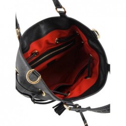 Sac seau M Premier flirt cuir LANCEL Noir