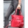 Sac seau M Premier flirt cuir LANCEL Rouge lancel