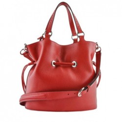 Sac seau M Premier flirt cuir LANCEL Rouge lancel