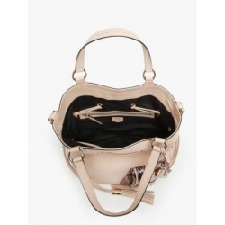 Sac seau M Premier Flirt Python cuir LANCEL Cappuccino doré