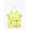 Sac seau S Premier Flirt cuir LANCEL Citron vert