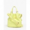 Sac seau S Premier Flirt cuir LANCEL Citron vert