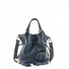 Sac seau S Premier Flirt cuir LANCEL Bleu petrole