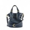 Sac seau S Premier Flirt cuir LANCEL Bleu petrole