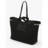 Sac cabas Camille Jacquard et cuir LANCEL Noir