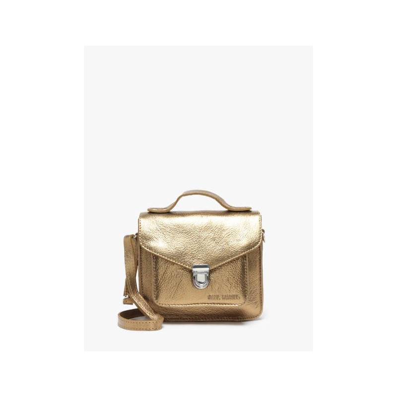 Sac bandoulière Mademoiselle George XS cuir PAUL MARIUS Bronze