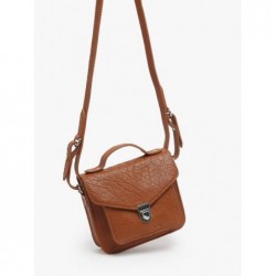 Sac bandoulière Mademoiselle George XS cuir PAUL MARIUS Naturel