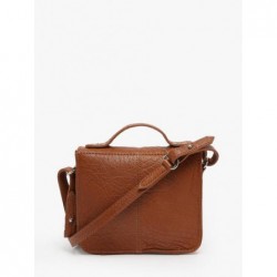 Sac bandoulière Mademoiselle George XS cuir PAUL MARIUS Naturel