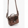 Sac bandoulière Mademoiselle George XS cuir PAUL MARIUS Cuivré