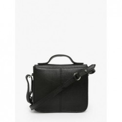 Sac bandoulière Mademoiselle George XS cuir PAUL MARIUS Noir