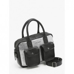 Sac bandoulière Vintage cuir PAUL MARIUS Noir