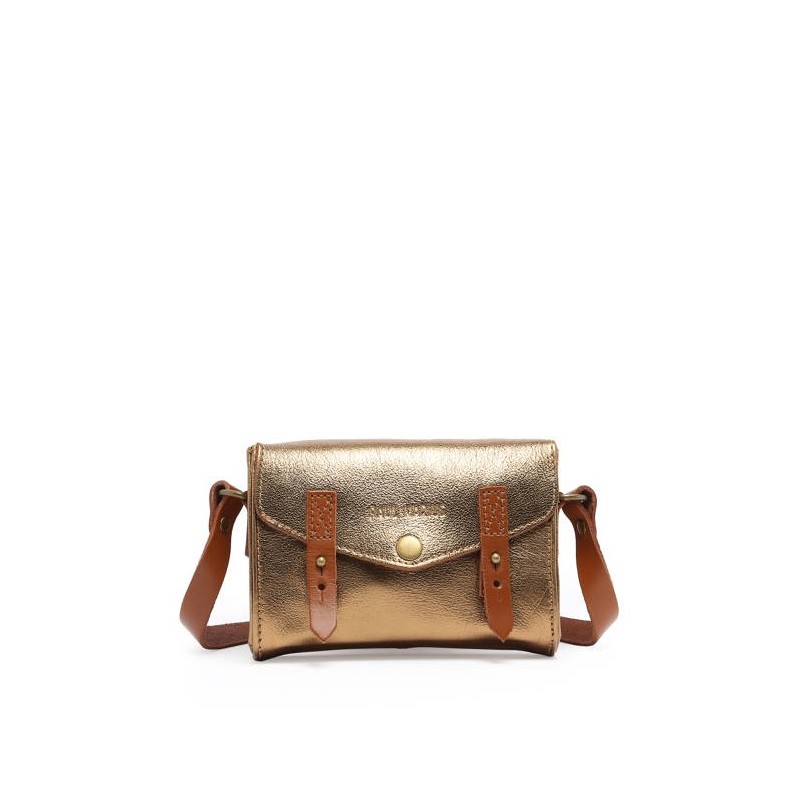 Sac LeMini Indispensable cuir PAUL MARIUS Bronze