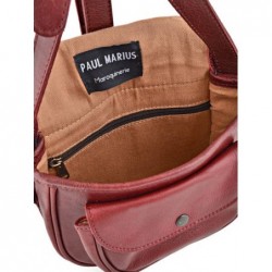 Sac LeBohemien cuir PAUL MARIUS Bordeaux