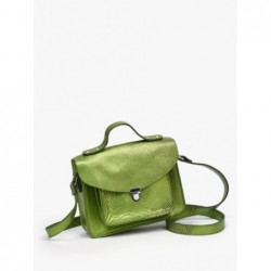 Sac Mademoiselle George cuir PAUL MARIUS Absinthe