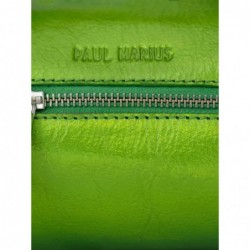 Sac Bowling Cuir Vert Femme Charlie Absinthe