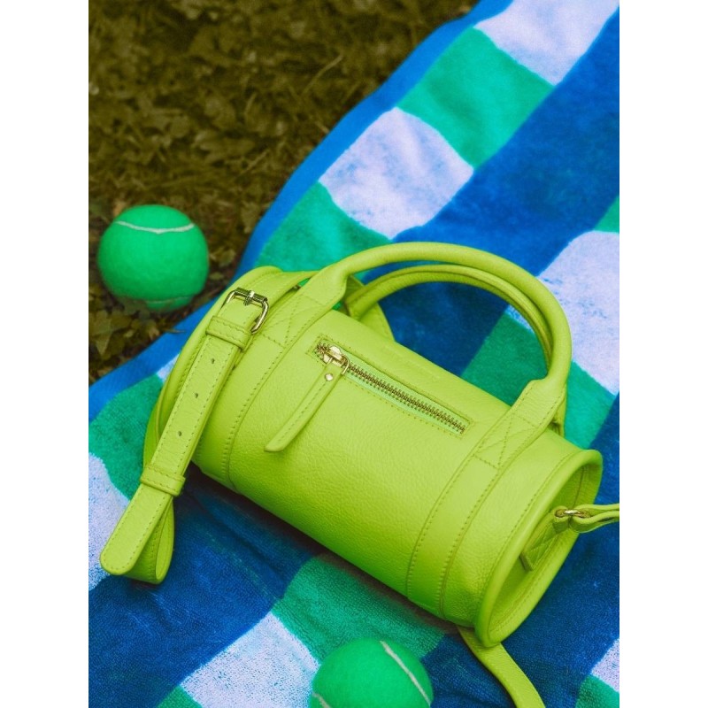 Mini Sac à Main Cuir Vert Femme Charlie Sorbet Pomme