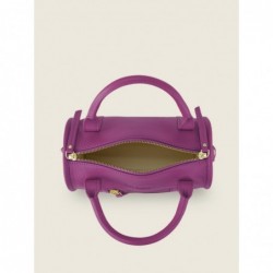 Mini Sac à Main Cuir Violet Femme Charlie Sorbet Cassis